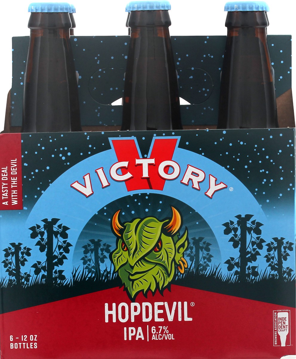 slide 9 of 11, Victory Brewing Company IPA HopDevil Beer 6 ea, 6 ct