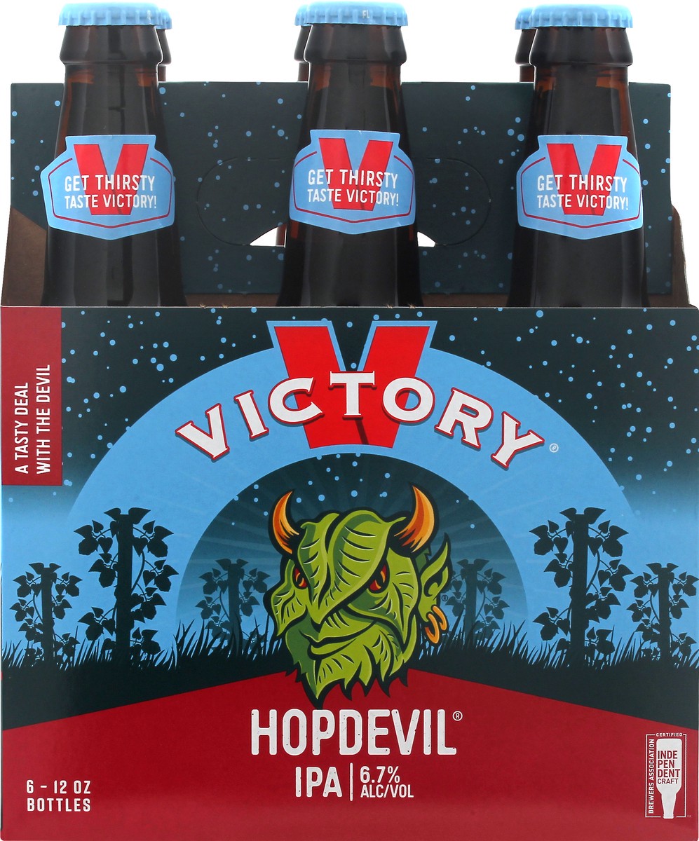 slide 10 of 11, Victory Brewing Company IPA HopDevil Beer 6 ea, 6 ct