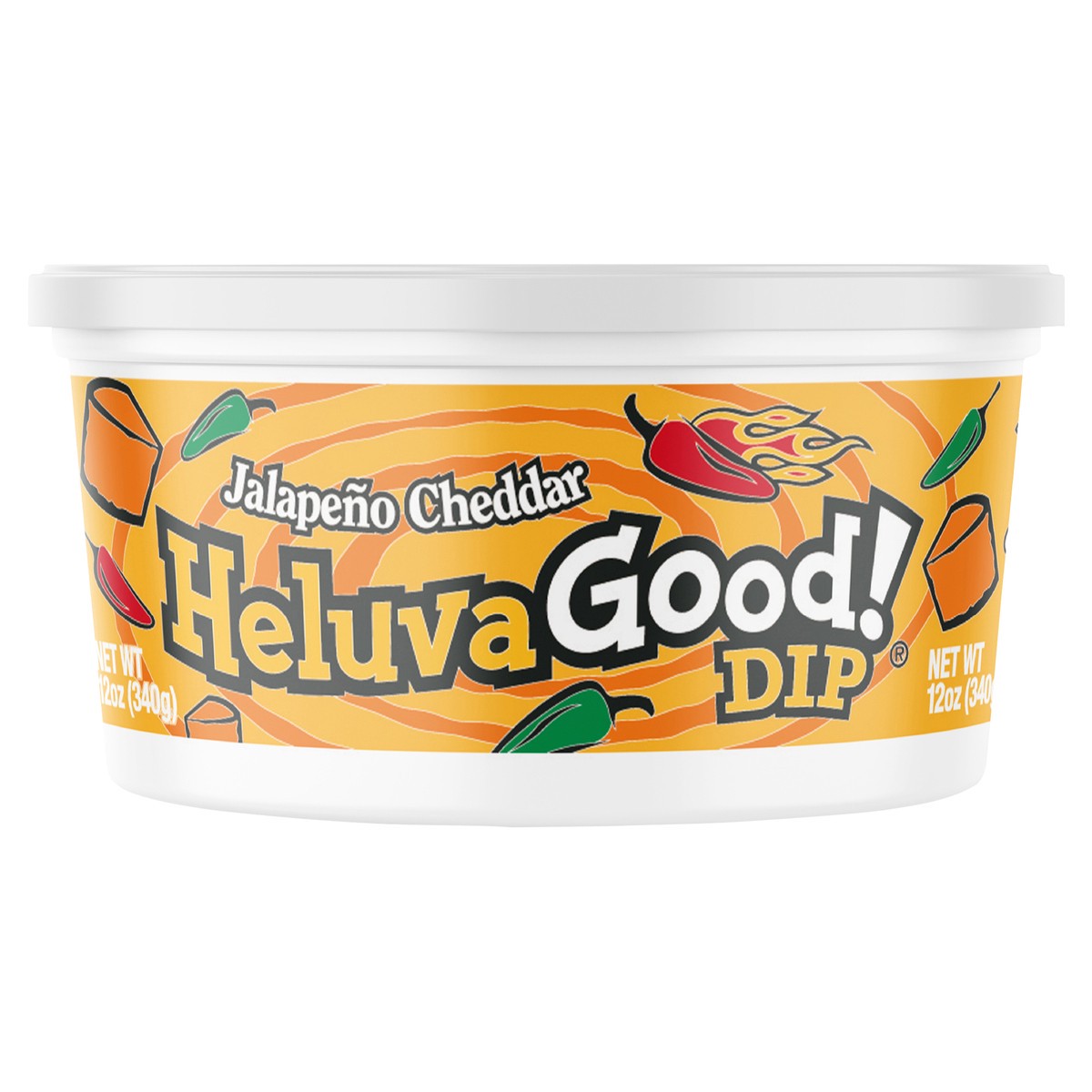 slide 1 of 1, Heluva Good! Jalapeño Cheddar Dip, 12 oz, 12 oz