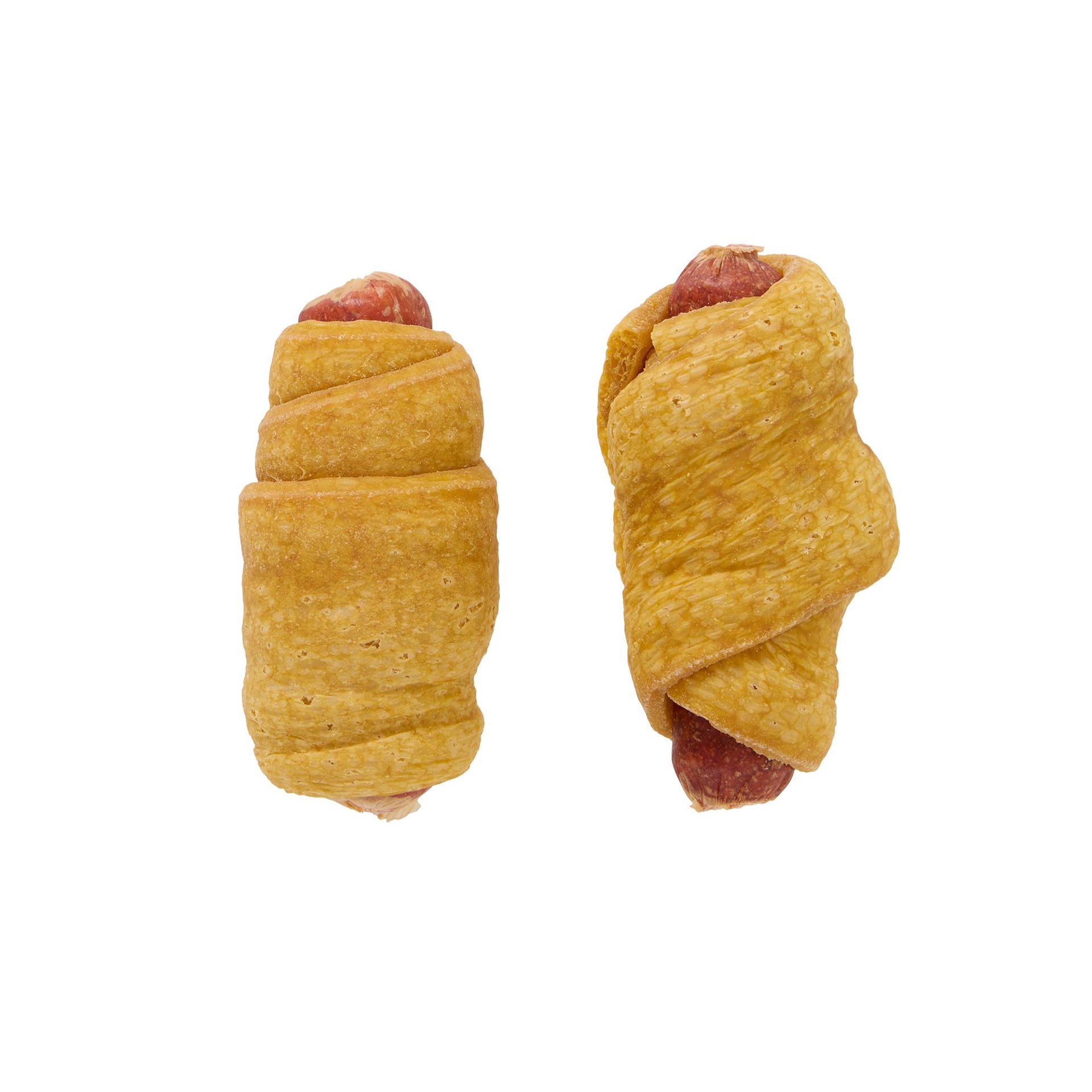 slide 1 of 1, Dentley's Rawhide Alternative Pigs In A Blanket 2 Count 1.6 OZ, 2 ct