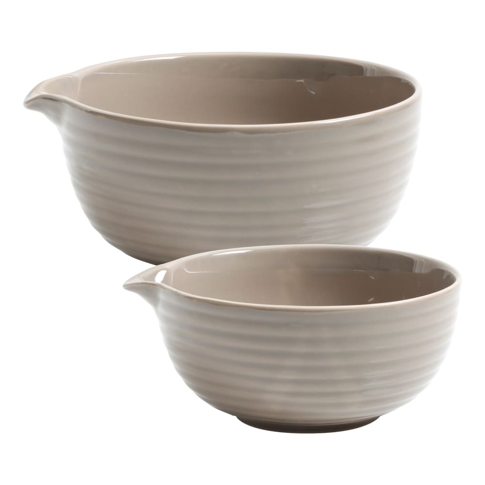 slide 1 of 1, Martha Stewart Vintage Prep Bowls - Brown, 2 ct