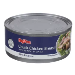 Hy-vee Chunk Chicken Breast With Rib Meat In Water