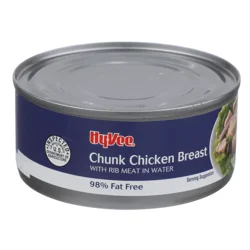 Hy-vee Chunk Chicken Breast With Rib Meat In Water