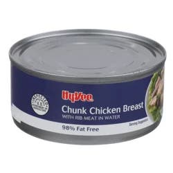 Hy-vee Chunk Chicken Breast With Rib Meat In Water