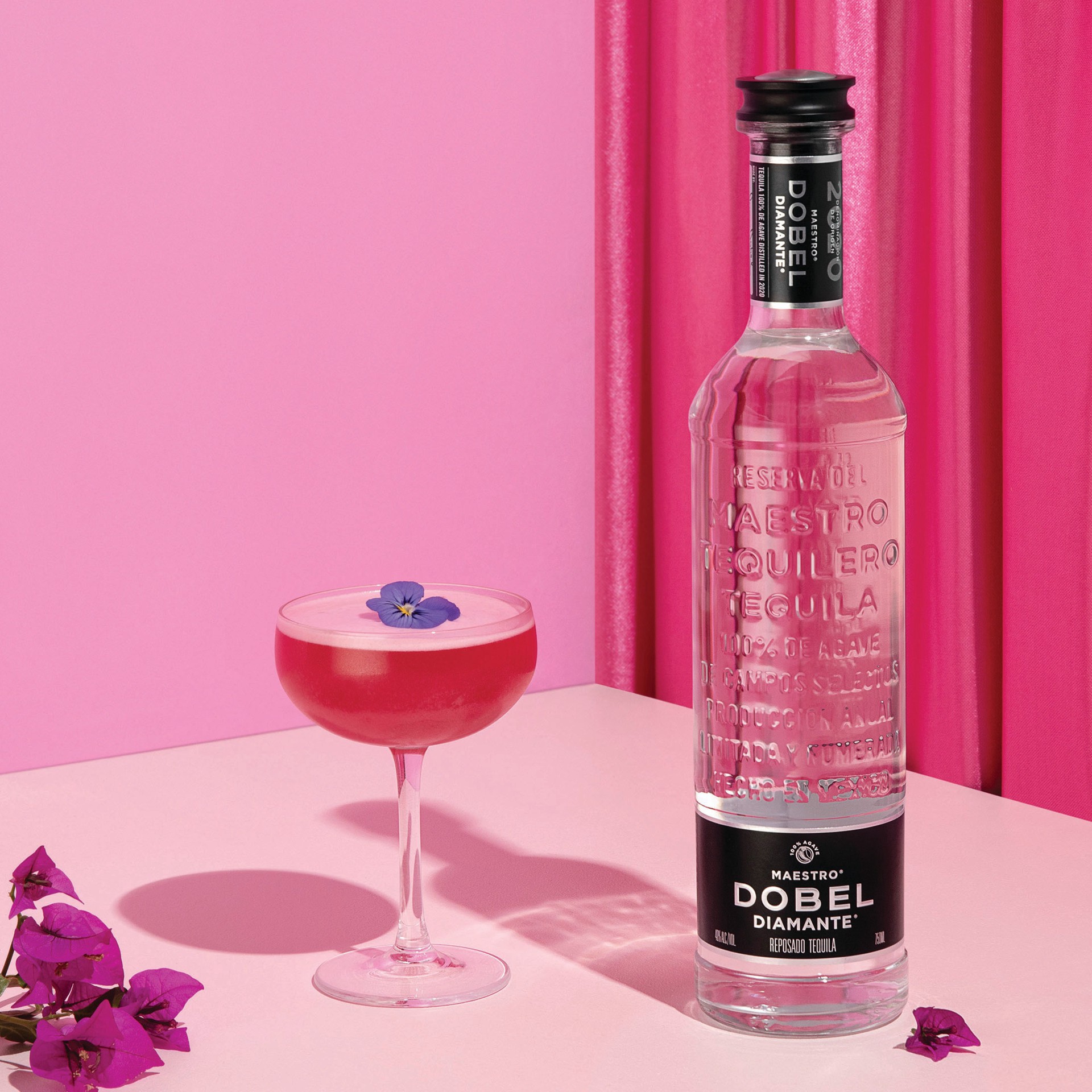 slide 9 of 10, Maestro Dobel Diamante Tequila Cristalino 80 Proof - 375 ml, 375 mL