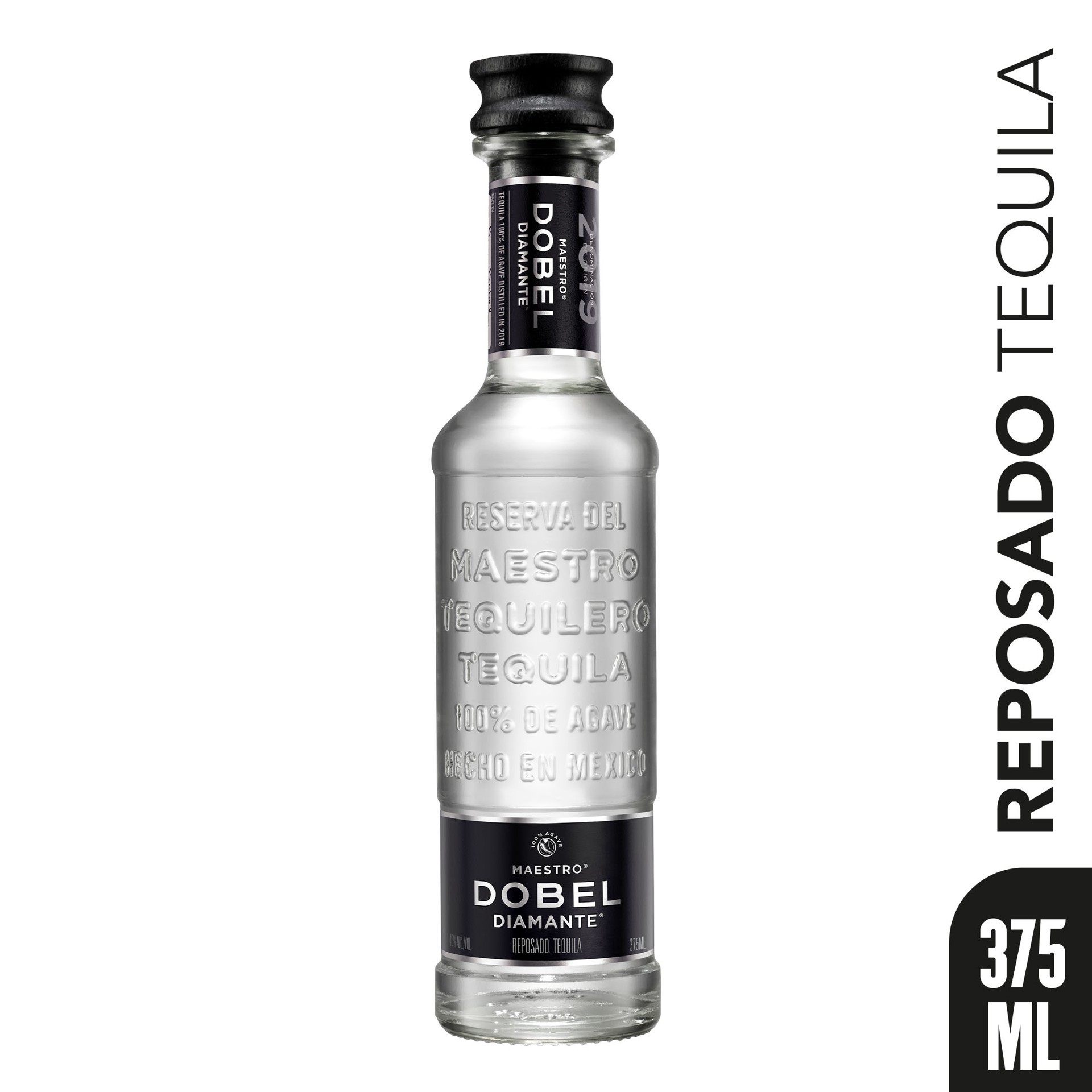 slide 3 of 10, Maestro Dobel Diamante Tequila Cristalino 80 Proof - 375 ml, 375 mL