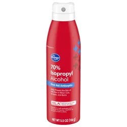 Kroger 70% Isopropyl Alcohol First Aid Antiseptic Spray
