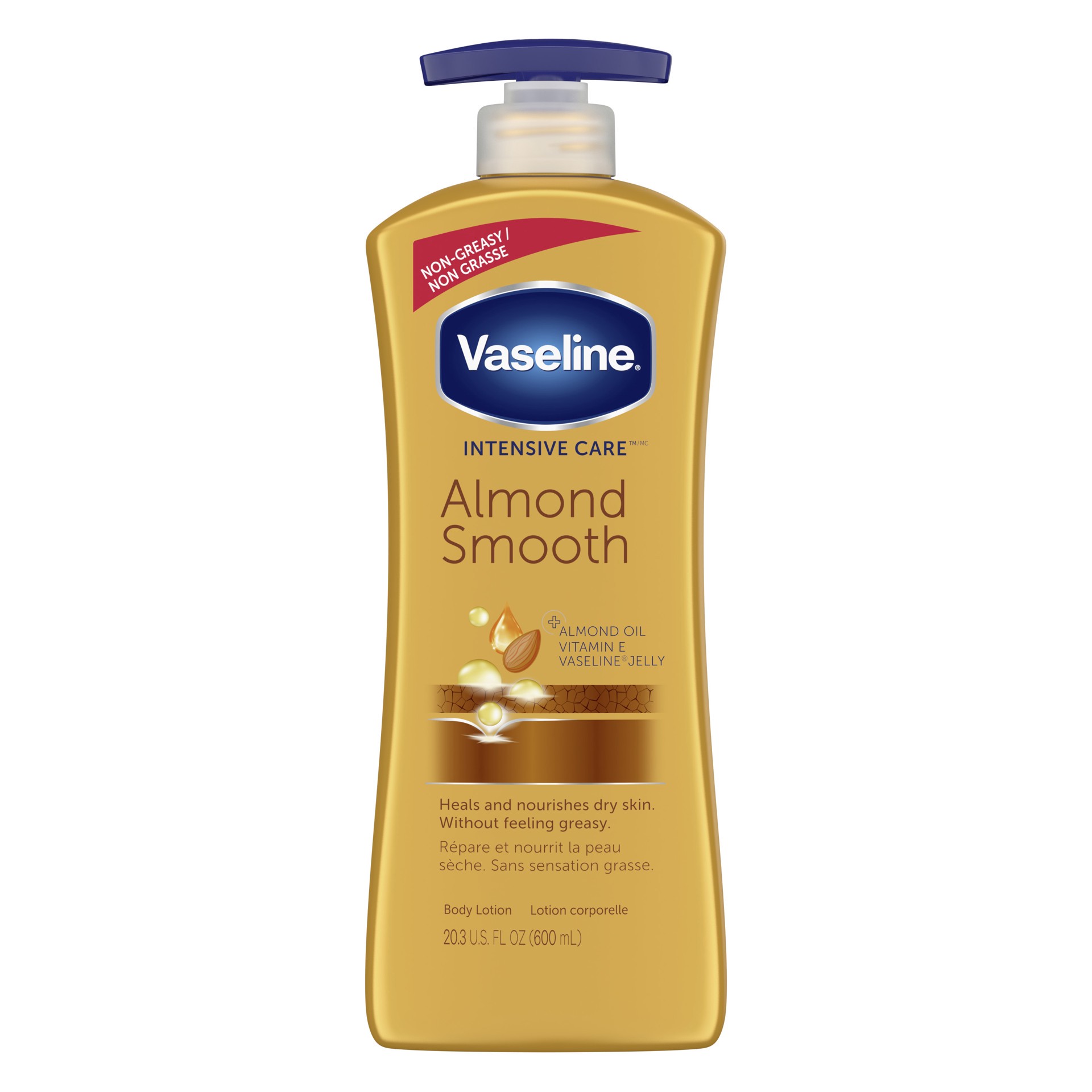 slide 1 of 3, Vaseline Intensive Care hand and body lotion Almond Smooth, 20.3 oz, 20.3 oz