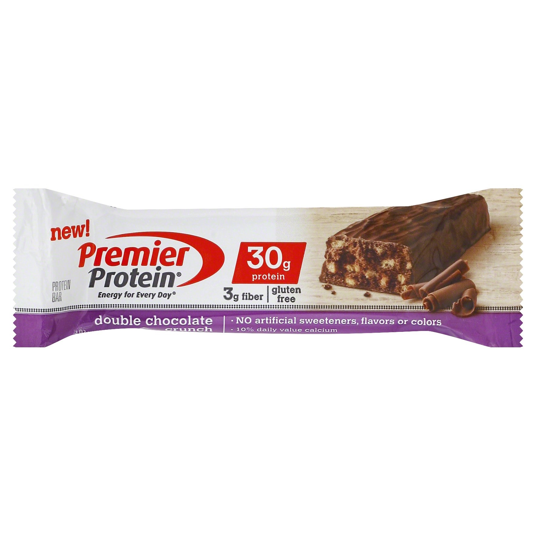 slide 1 of 5, Premier Protein Bar Double Chocolate Crunch, 2.53 oz