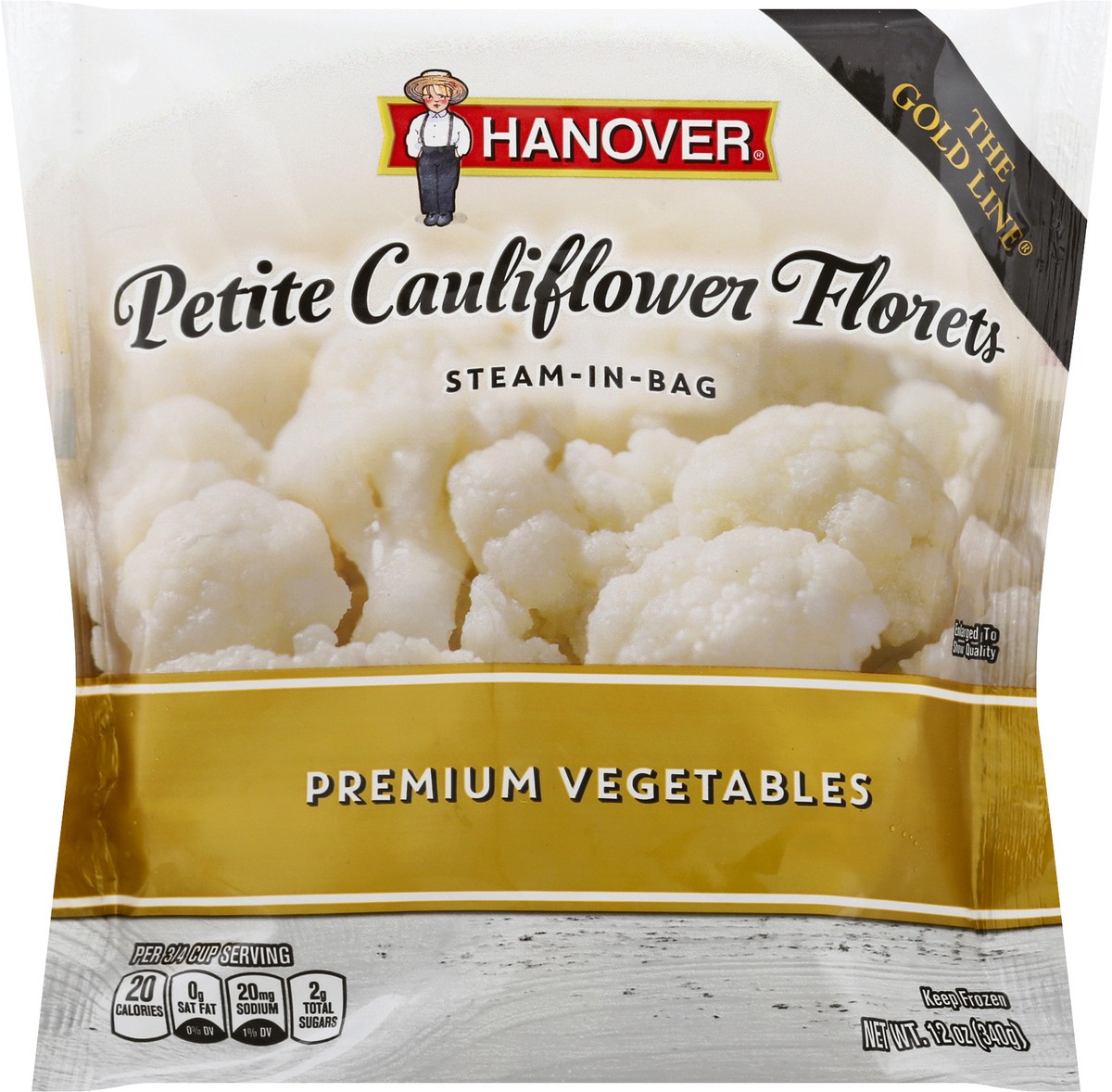 slide 5 of 13, Hanover Petite Premium Vegetables Steam-In-Bag Cauliflower Florets 12 oz, 12 oz