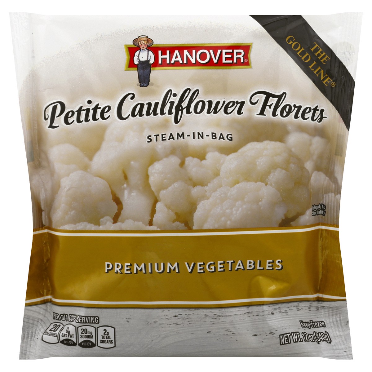 slide 1 of 13, Hanover Petite Premium Vegetables Steam-In-Bag Cauliflower Florets 12 oz, 12 oz