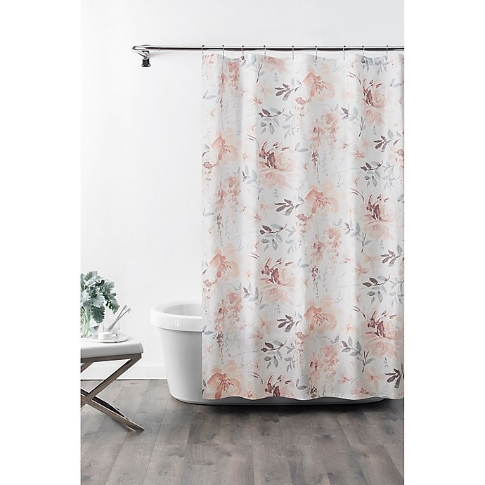 slide 1 of 2, Croscill Liana Shower Curtain - Pink, 72 in x 72 in