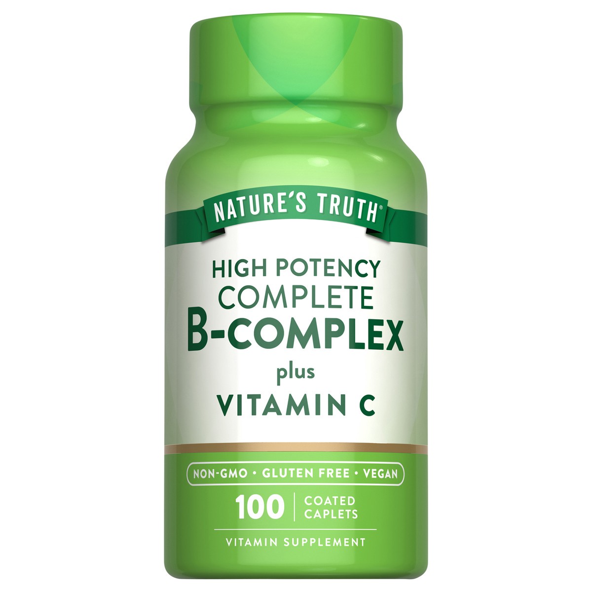 slide 1 of 10, Nature's Truth Timed Release High Potency B-Complex plus Vitamin C, 100 ct