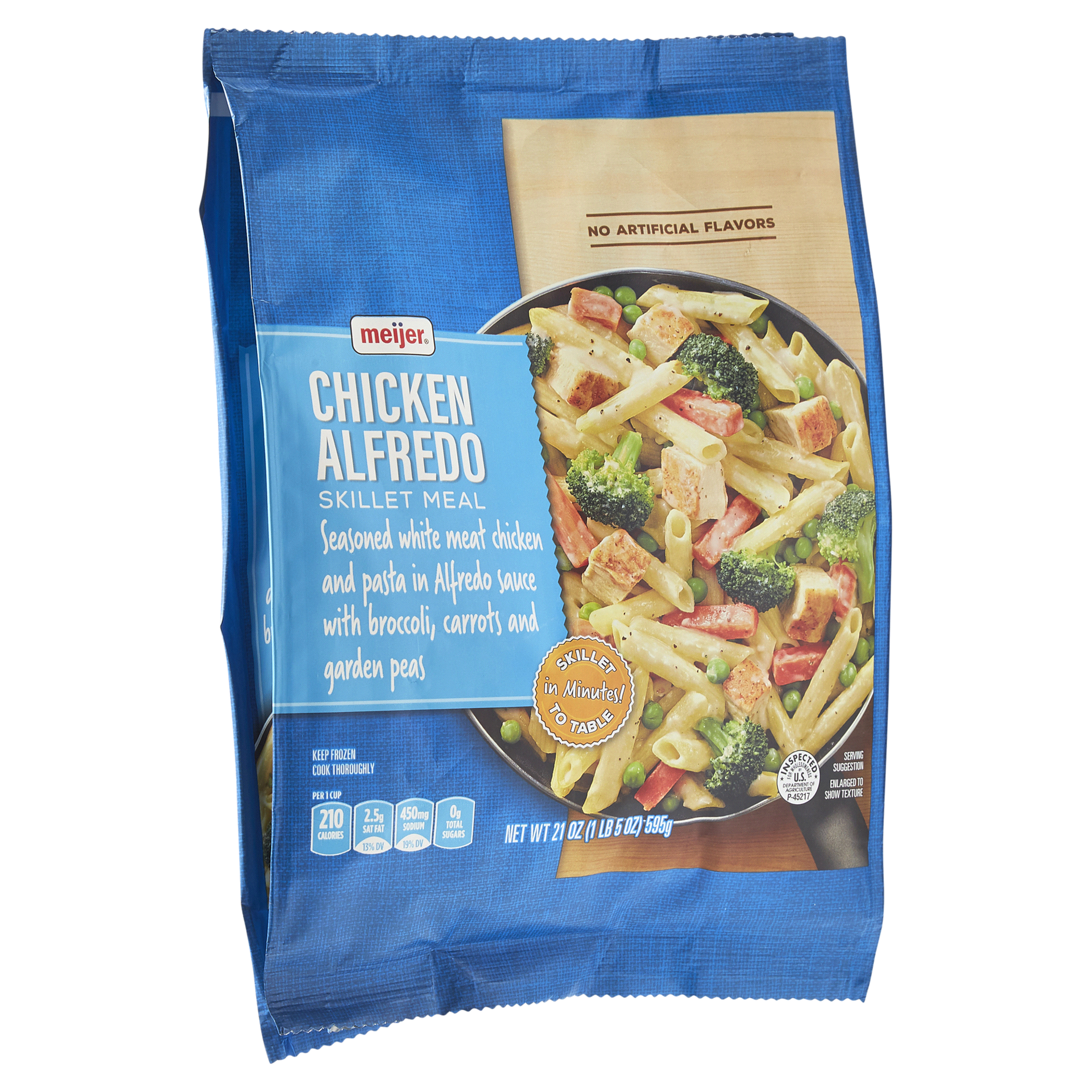 slide 24 of 25, Meijer Chicken Alfredo Skillet Meal, 21 oz