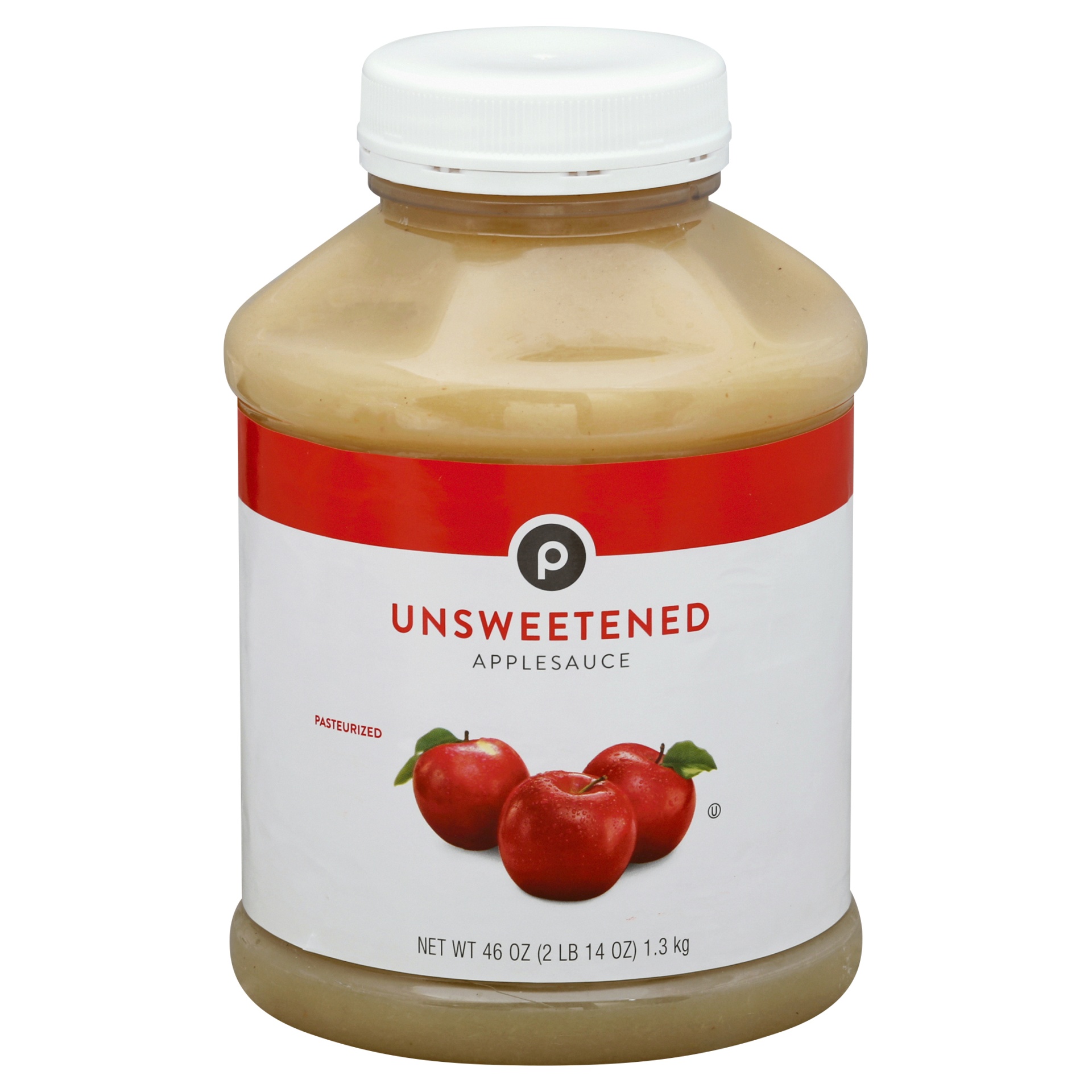 slide 1 of 1, Publix Unsweetened Applesauce, 46 oz