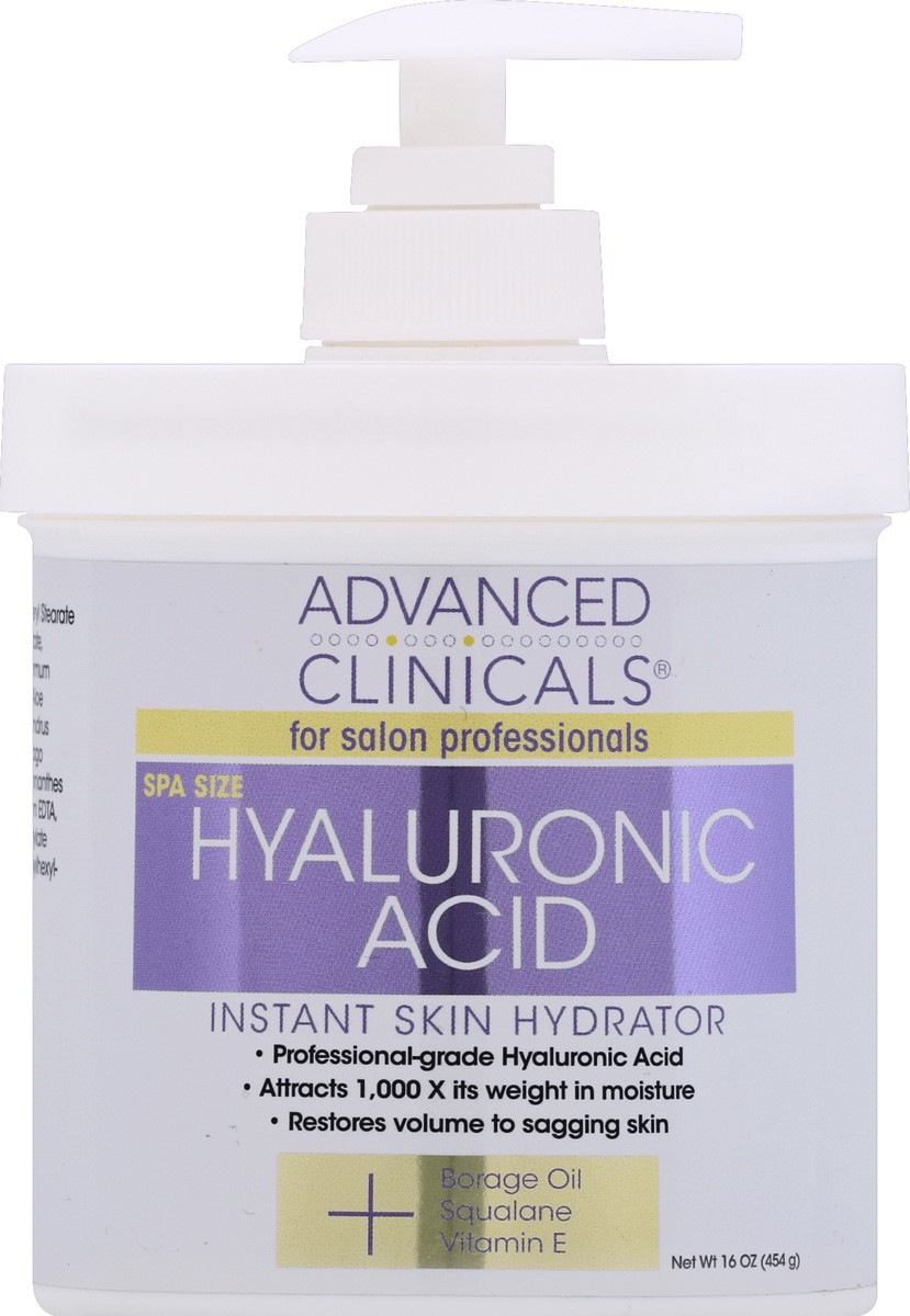 slide 2 of 2, Advanced Clinicals SPA Size Hyaluronic Acid Instant Skin Hydrator 16 oz, 16 oz
