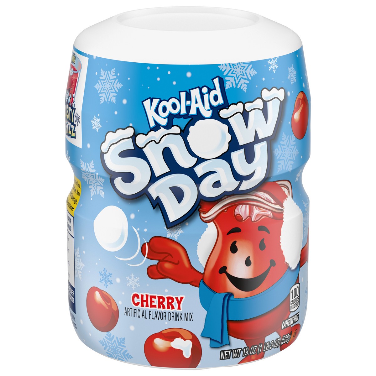 slide 2 of 9, Kool-Aid Sugar-Sweetened Cherry Artificially Flavored Powdered Soft Drink Mix, 19 oz Canister, 19 oz