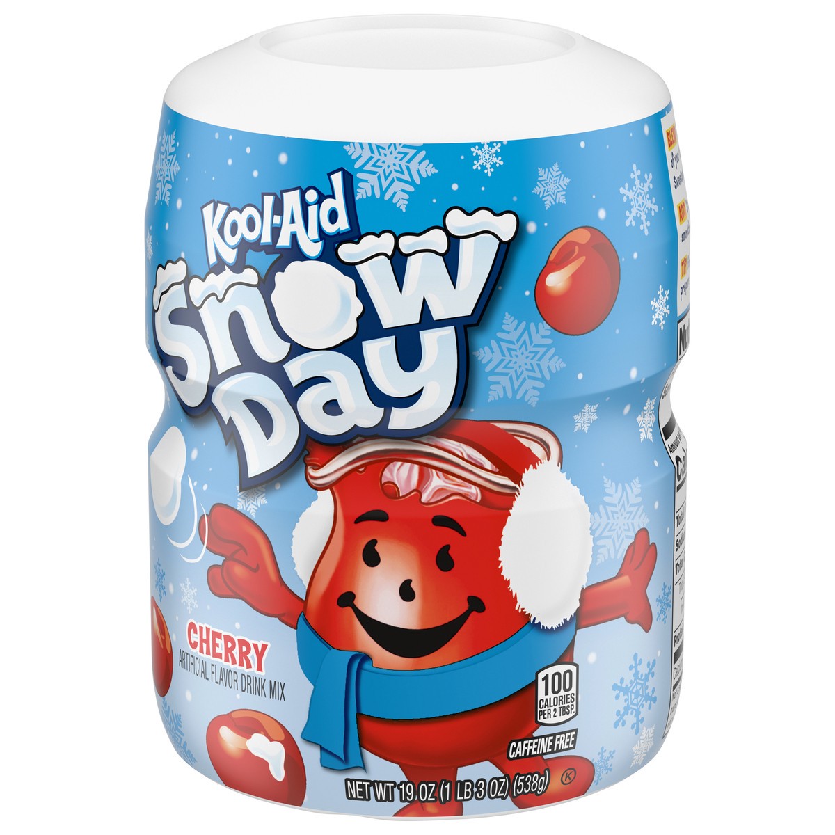 slide 3 of 9, Kool-Aid Sugar-Sweetened Cherry Artificially Flavored Powdered Soft Drink Mix, 19 oz Canister, 19 oz