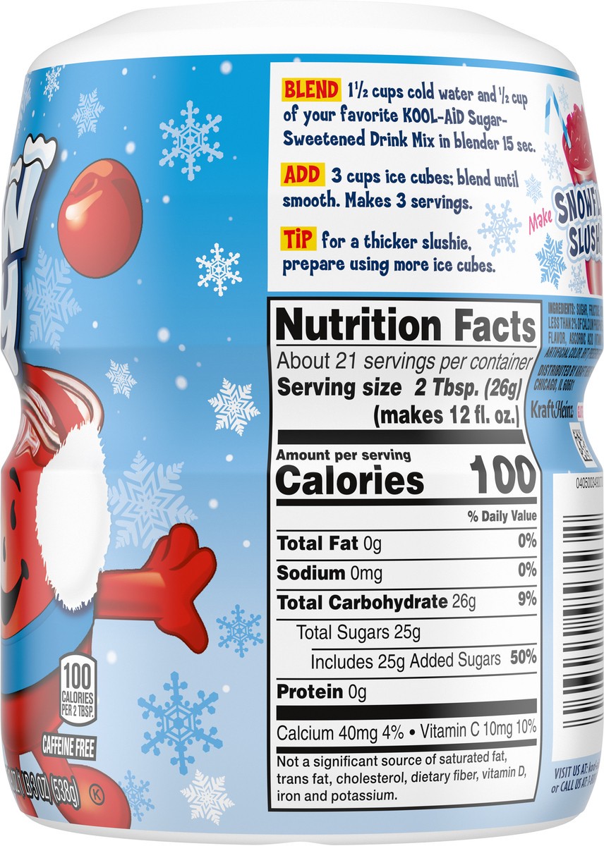 slide 8 of 9, Kool-Aid Sugar-Sweetened Cherry Artificially Flavored Powdered Soft Drink Mix, 19 oz Canister, 19 oz