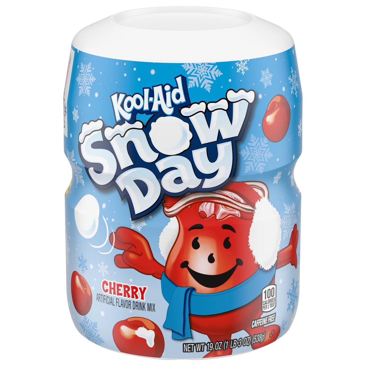 slide 1 of 9, Kool-Aid Sugar-Sweetened Cherry Artificially Flavored Powdered Soft Drink Mix, 19 oz Canister, 19 oz