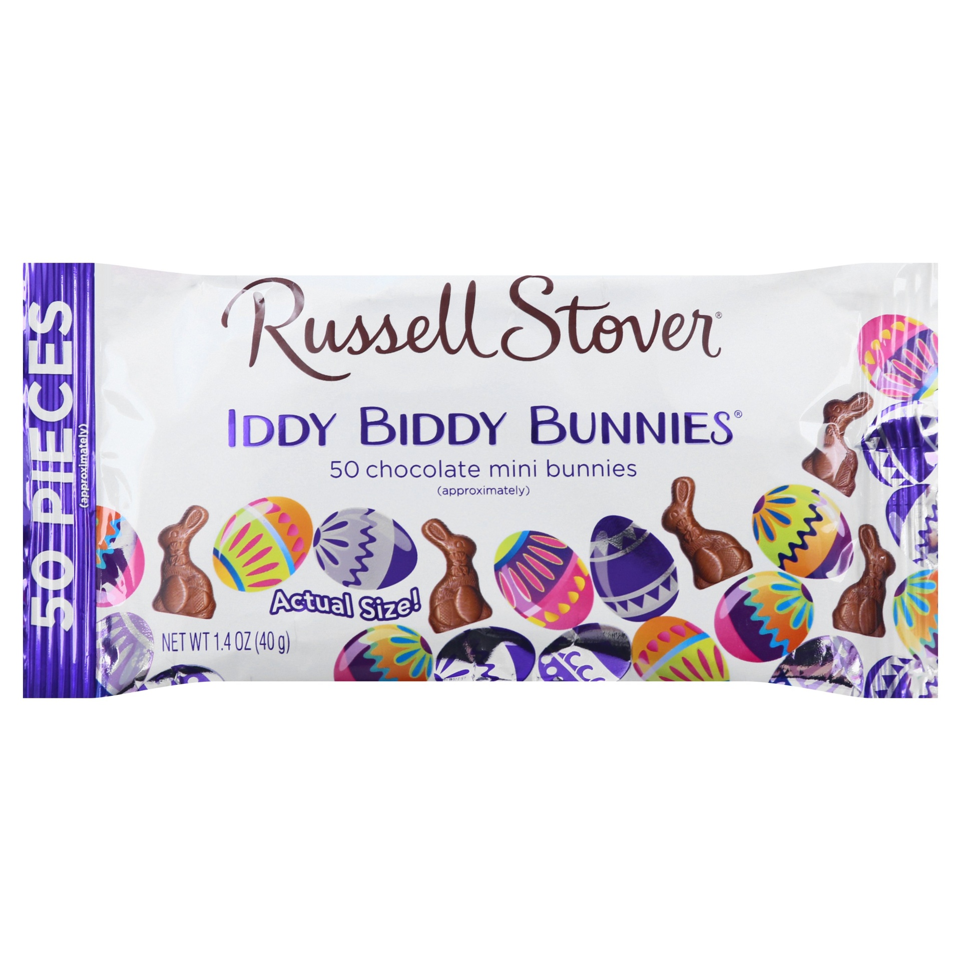 slide 1 of 1, Russell Stover Bunnies Iddy Biddy Chocolate, 1.7 oz