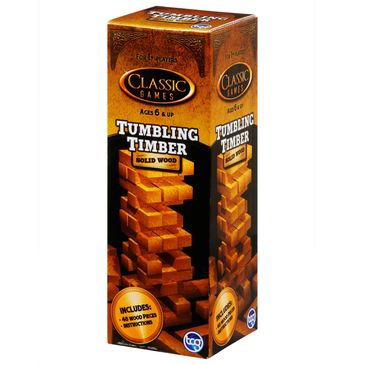 slide 6 of 12, Classic Games Solid Wood Toppling Timber 1 Each, 1 ct