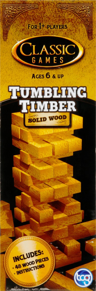 slide 4 of 12, Classic Games Solid Wood Toppling Timber 1 Each, 1 ct