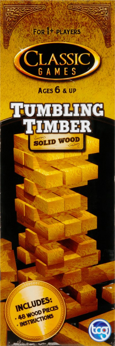 slide 8 of 12, Classic Games Solid Wood Toppling Timber 1 Each, 1 ct