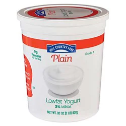 Hill Country Fare 9g Protein Low-Fat Yogurt - Plain