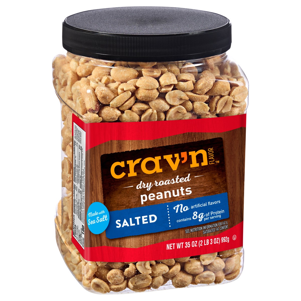 slide 2 of 4, Crav'n Pnut Rstd Sltd, 35 oz