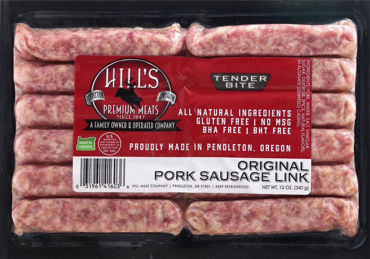 slide 1 of 12, Hill's Original Pork Sausage Link 12 oz, 12 oz