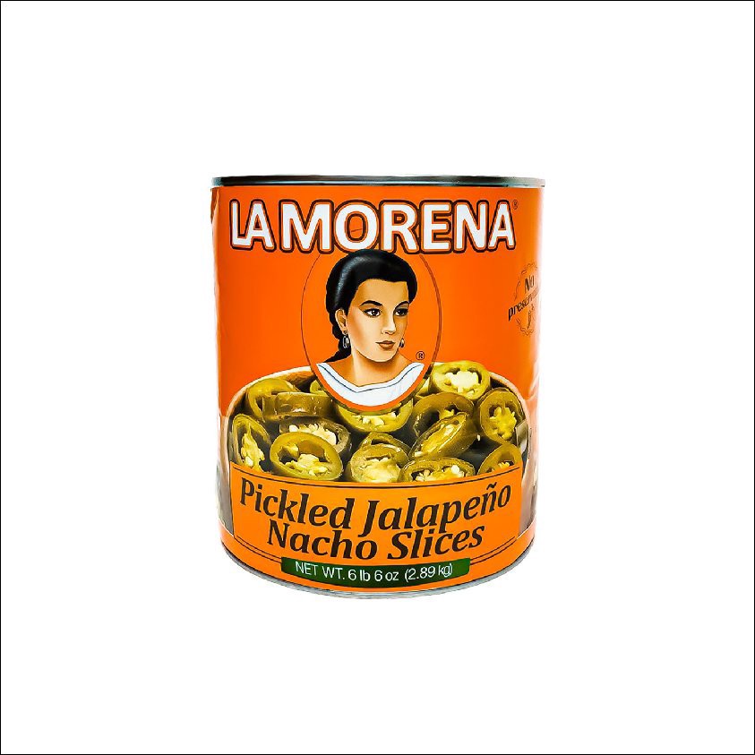 slide 1 of 1, La Morena L/Mrna Nacho Jalap, 102 oz