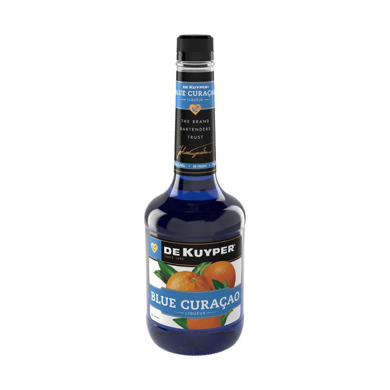 slide 1 of 6, DeKuyper Blue Curacao, 750 ml