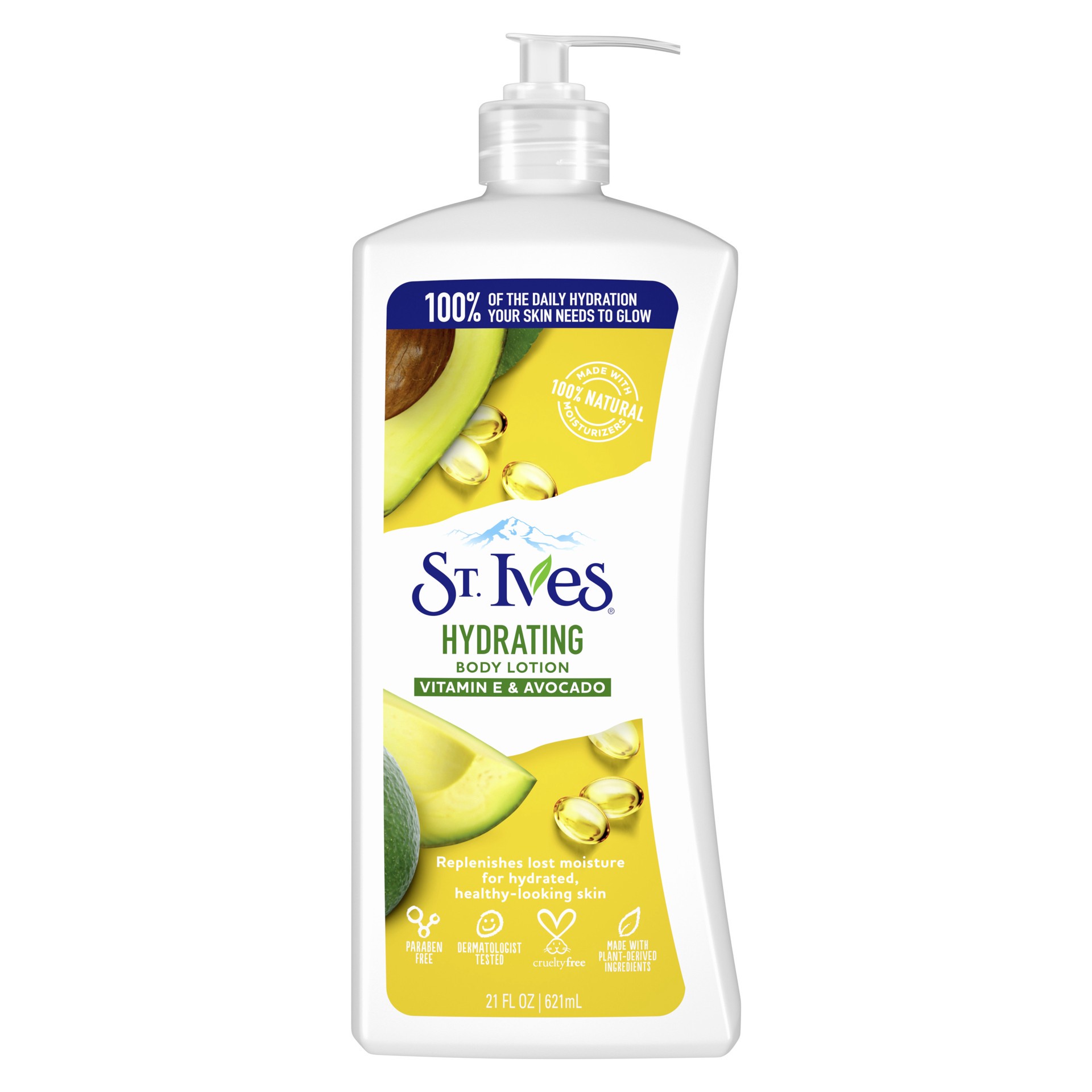 slide 1 of 7, St. Ives Hydrating Hand & Body Lotion Vitamin E & Avocado, 21 oz, 21 oz