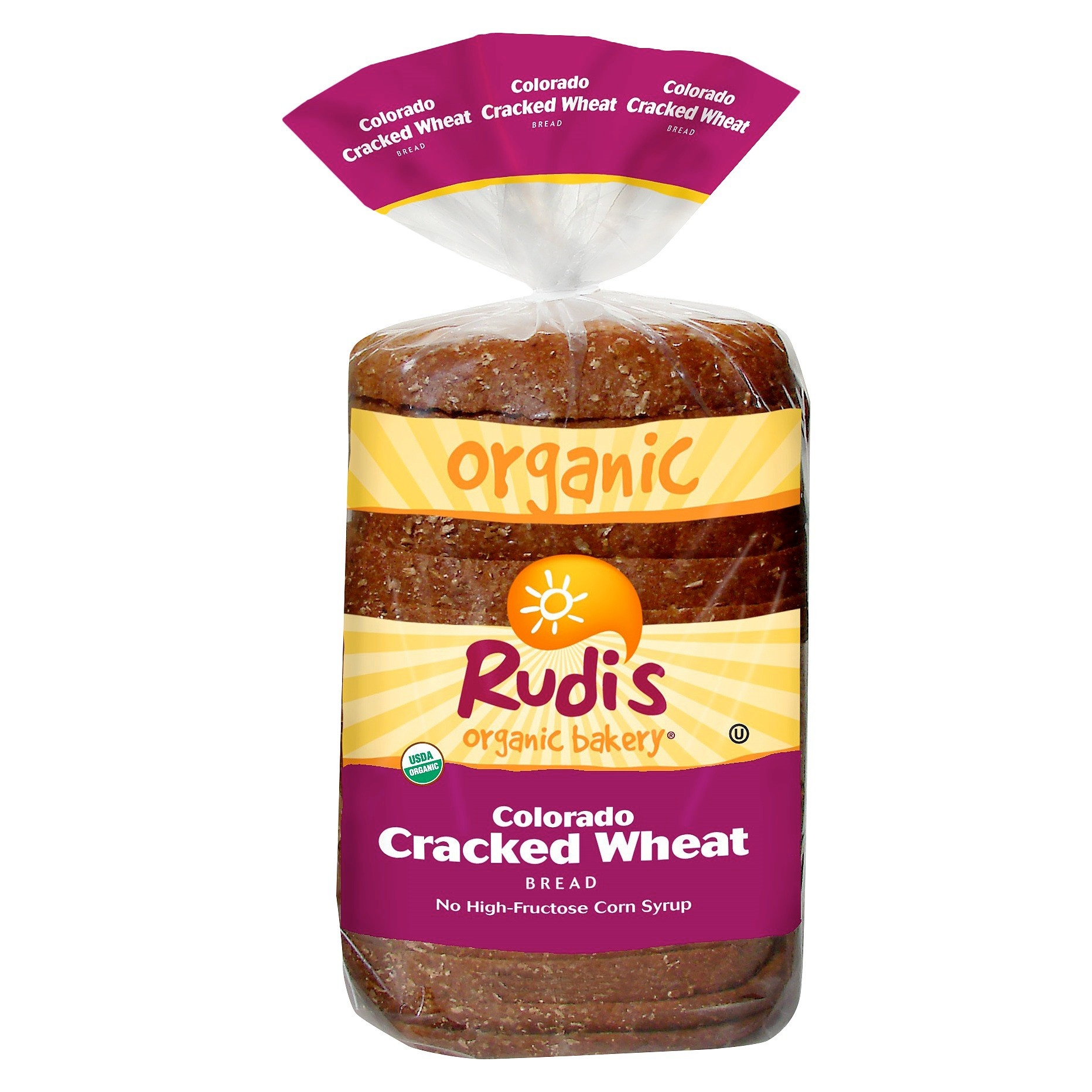 slide 1 of 1, Rudi's Bakery Organic Colorado Cracked Wheat Bread, 22 oz