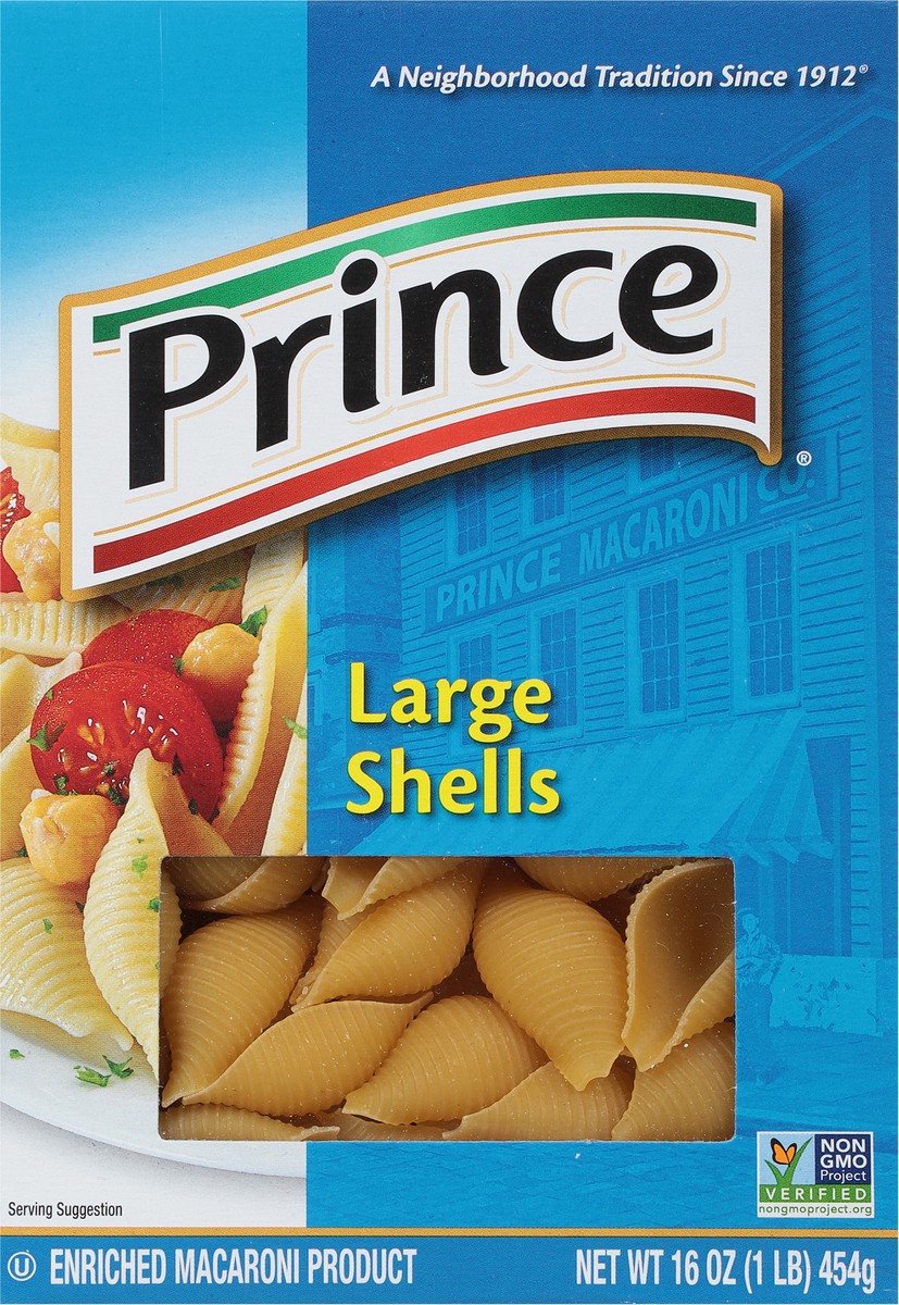 slide 7 of 9, Prince Shells Large 16 oz, 16 oz