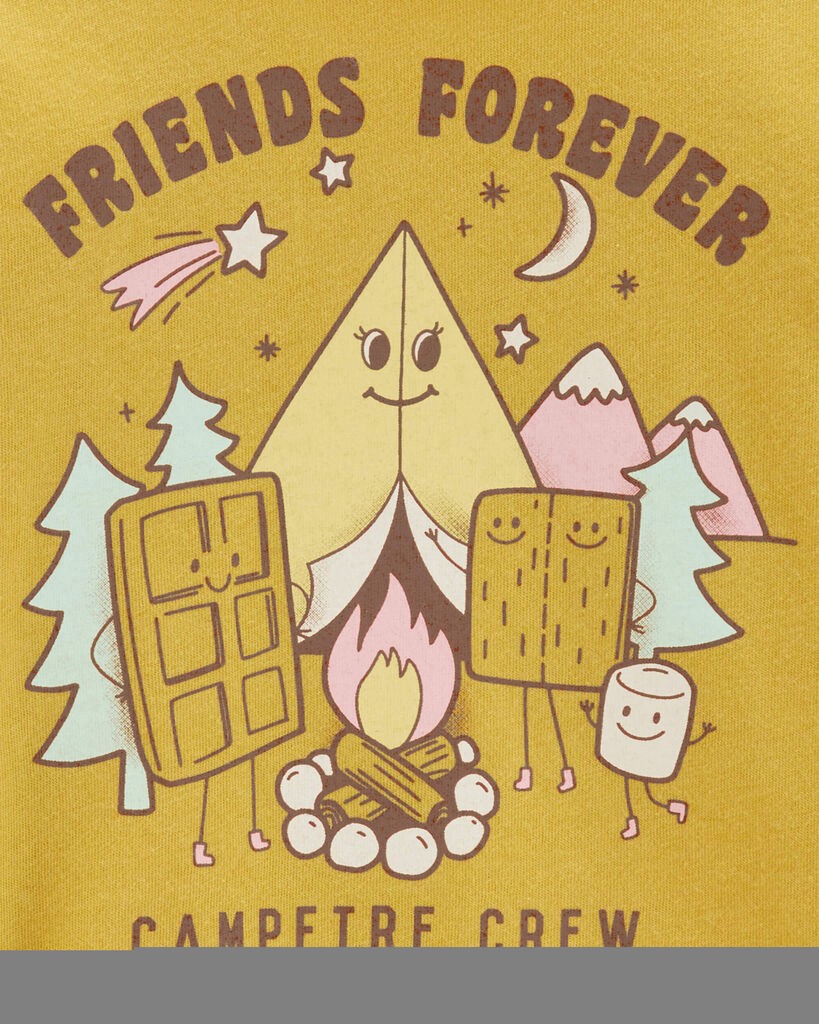 slide 2 of 2, Oshkosh Toddler Friends Forever Graphic Tee Yellow 5T, 1 ct