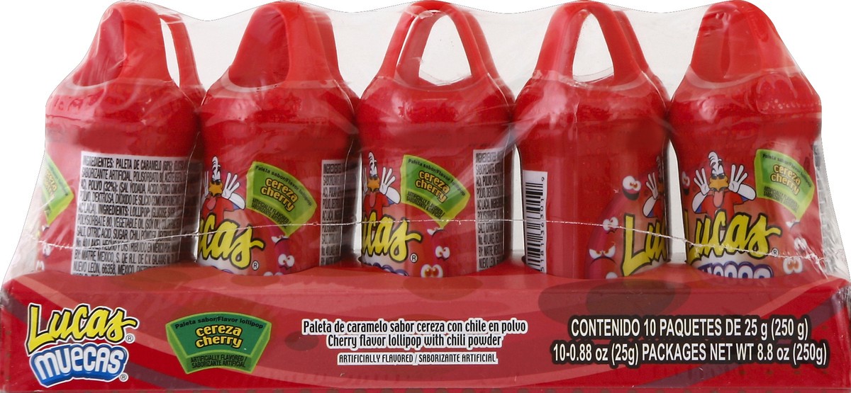 slide 1 of 4, Lucas Lollipop 10 ea, 10 ct