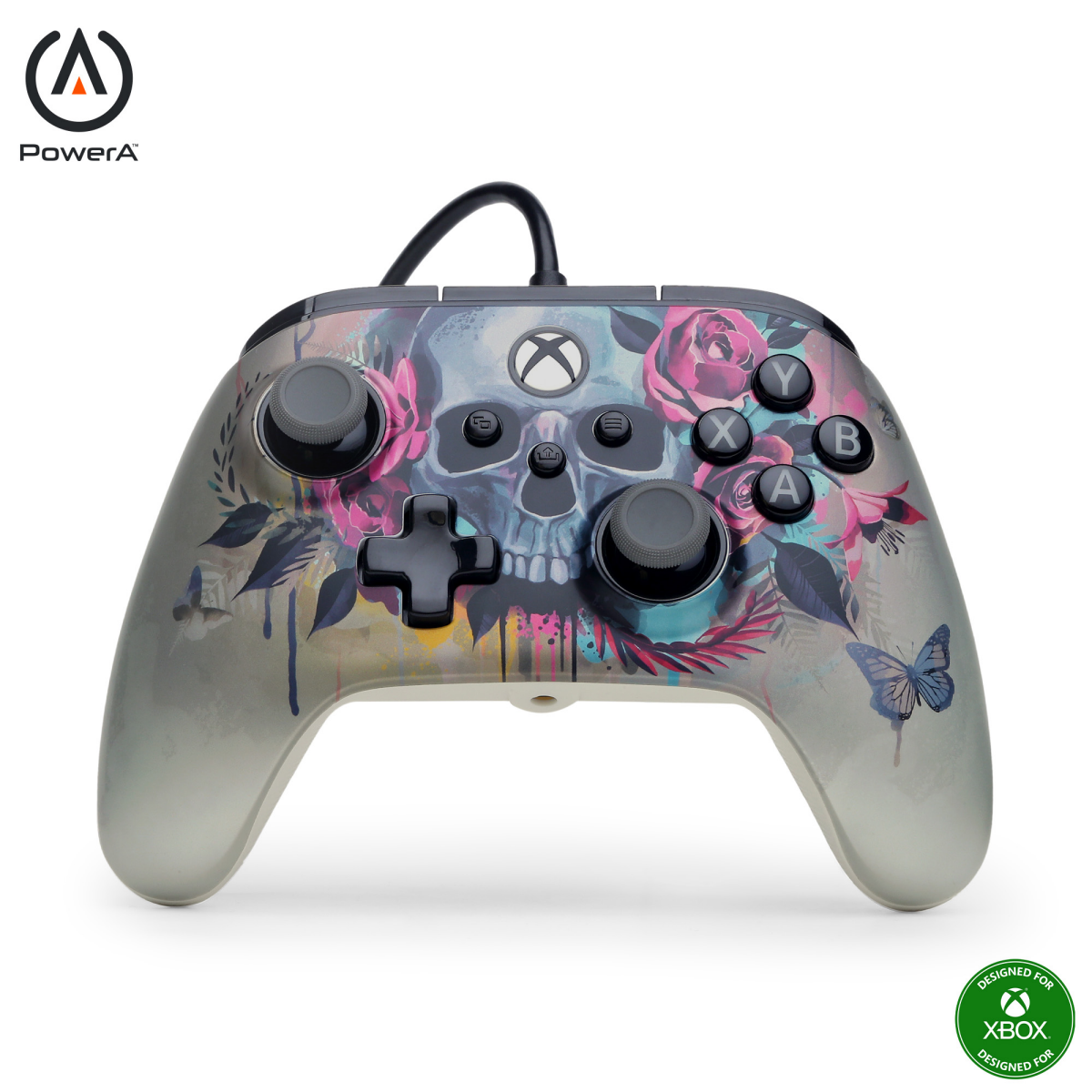 slide 1 of 5, Microsoft PowerA Advantage Plus Wired Controller for Xbox Series X|S - Bloom & Gloom, 1 ct