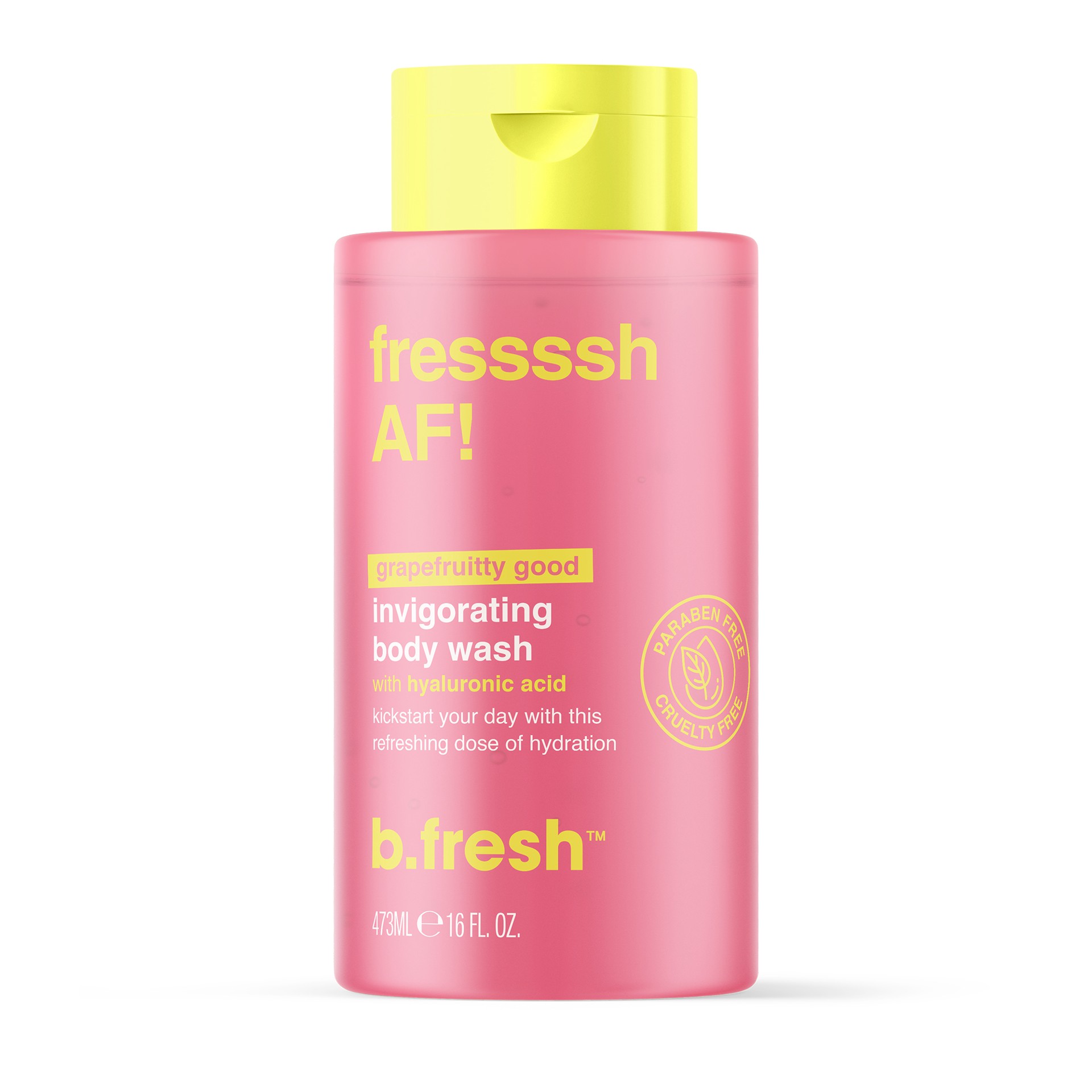 slide 1 of 4, B. Fresh B.Fresh Fressssh Af! Invigorating Body Wash, 16 fl oz