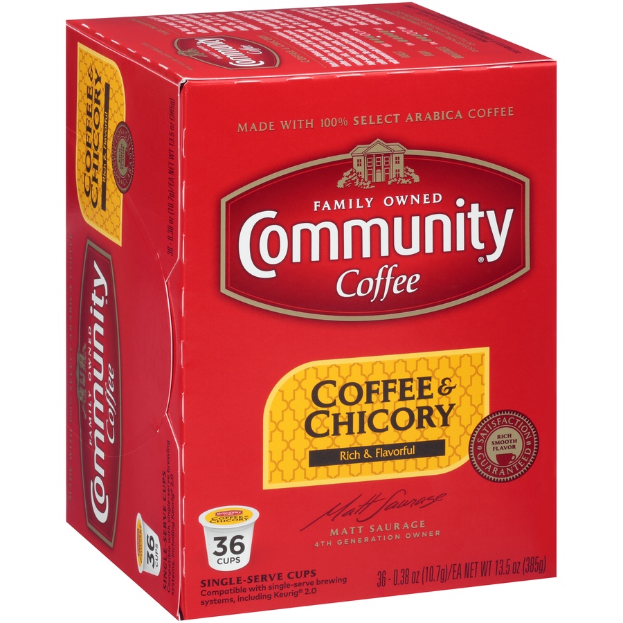 Community Coffee Coffee & Chicory Coffee SingleServe Cups 36 ct Shipt