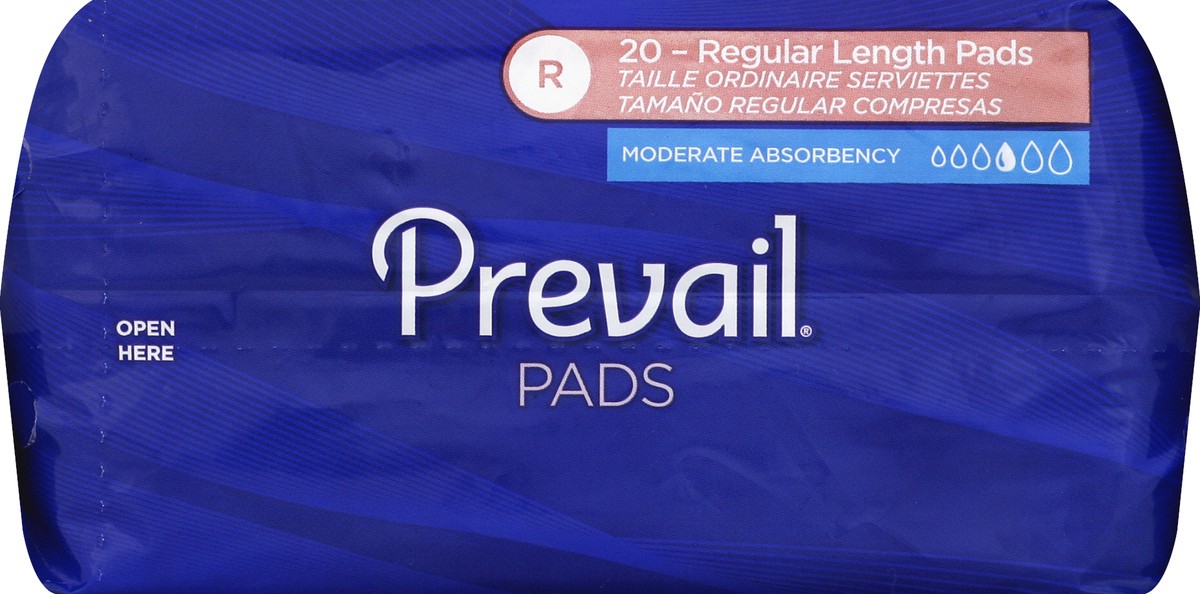 slide 2 of 4, Prevail Pads 20 ea, 20 ct