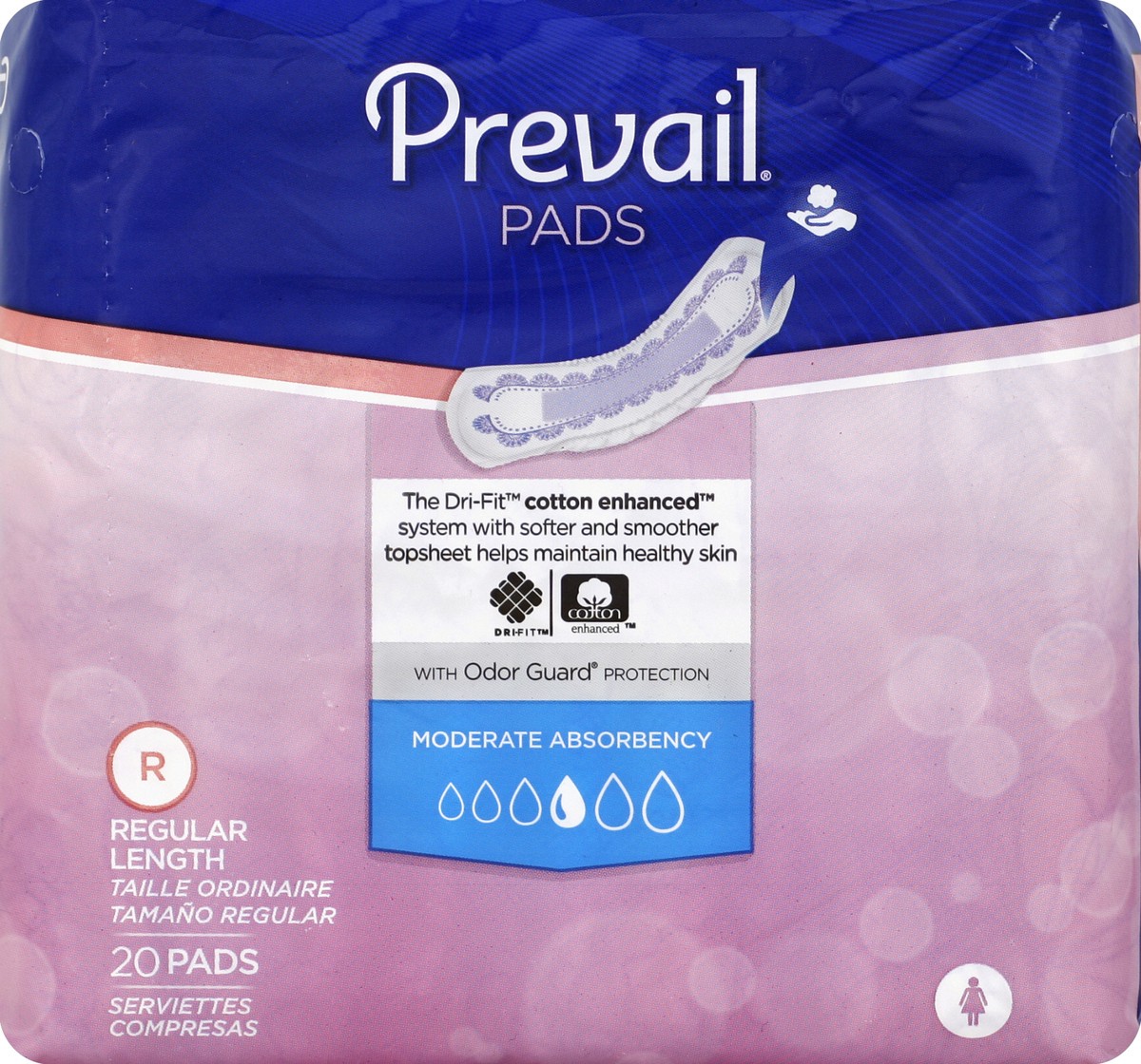 slide 4 of 4, Prevail Pads 20 ea, 20 ct