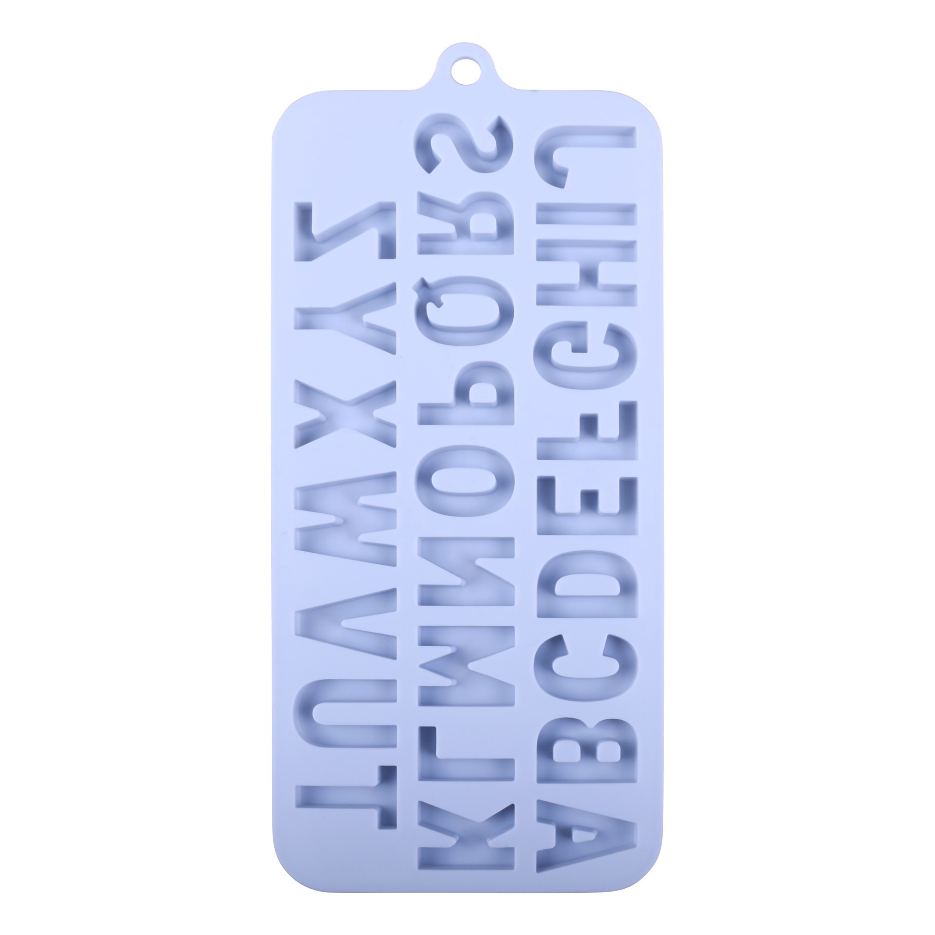 slide 2 of 4, Alphabet Silicone Candy Mold By Makery, 8.87 in x 0.59 in