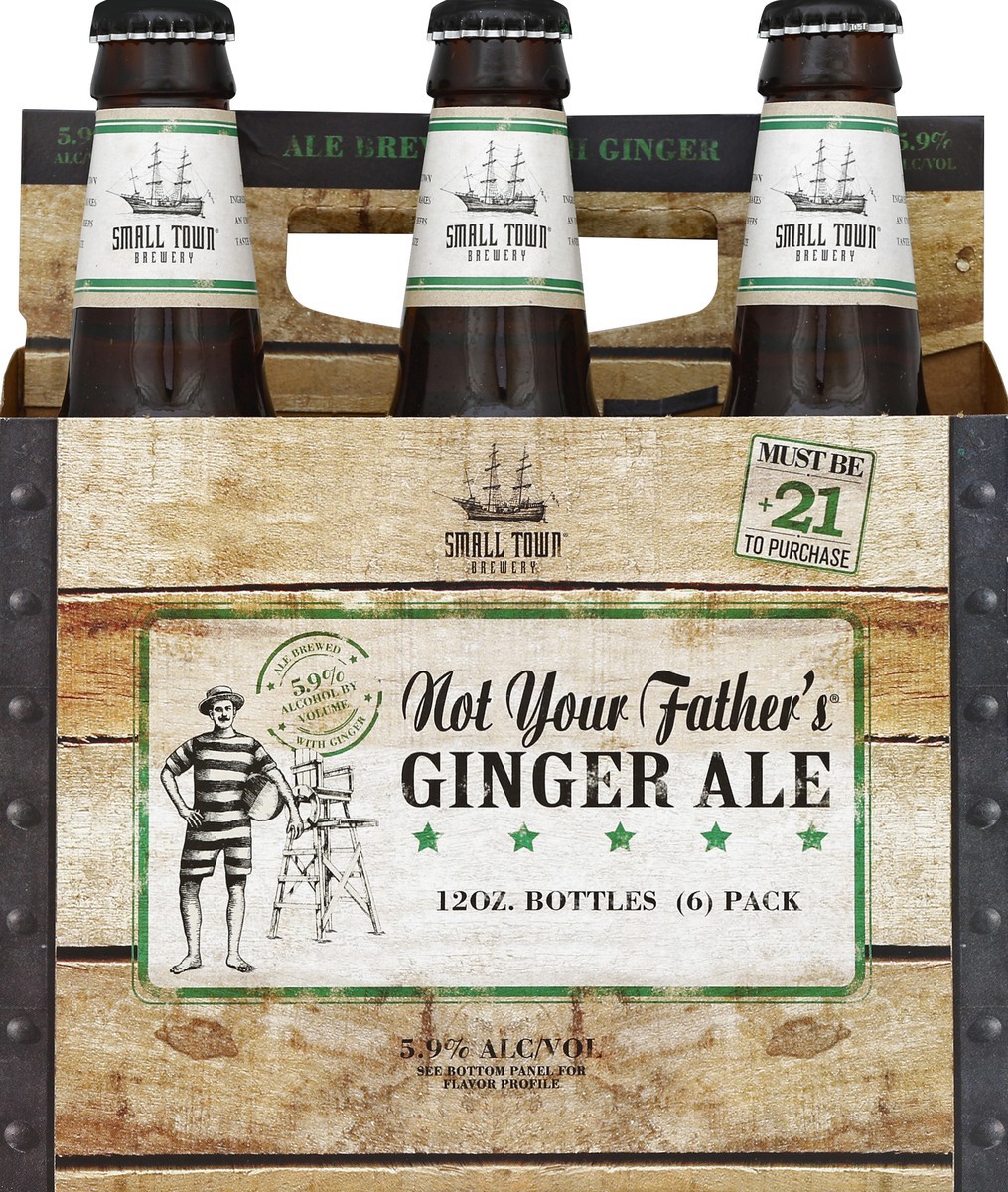 slide 4 of 4, Small Town Brewery Not Your Father's Gingle Ale, 6 ct; 12 fl oz