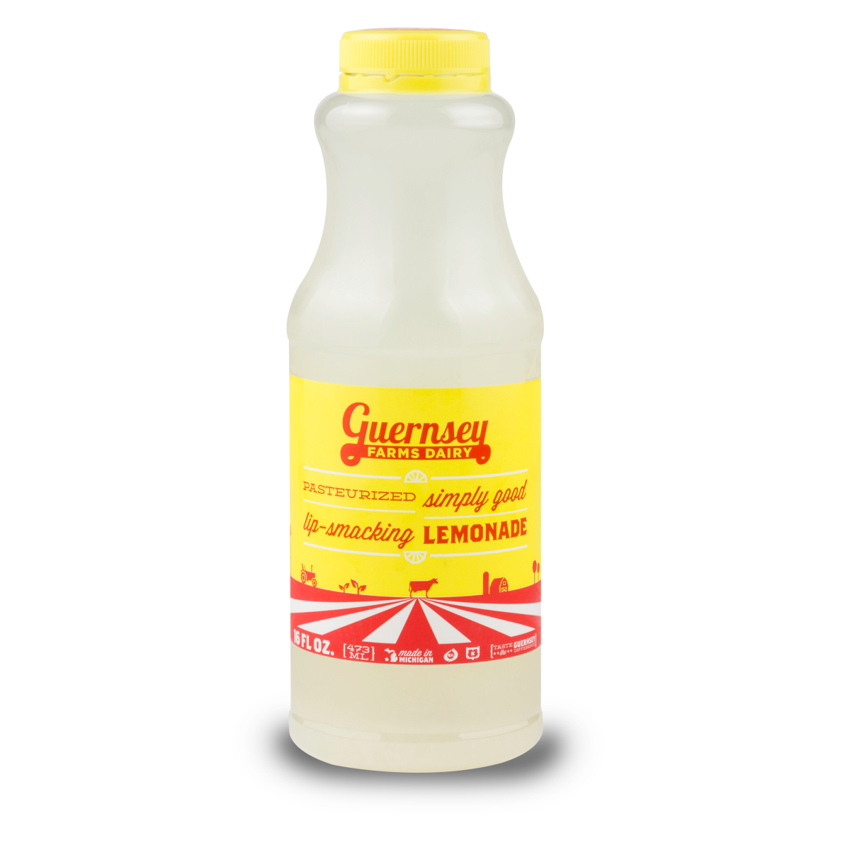 slide 1 of 1, Guernsey Farms Dairy Lemonade - 12 oz, 12 oz