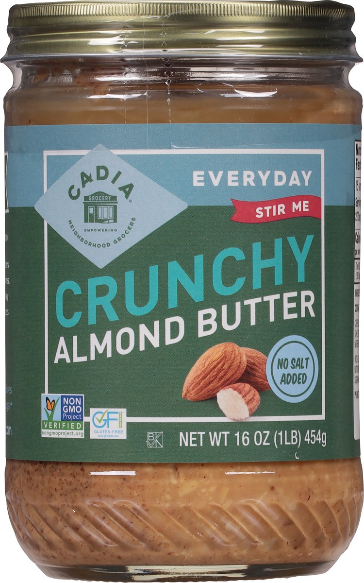 slide 7 of 9, Cadia Crunchy Almond Butter 16 oz, 16 oz