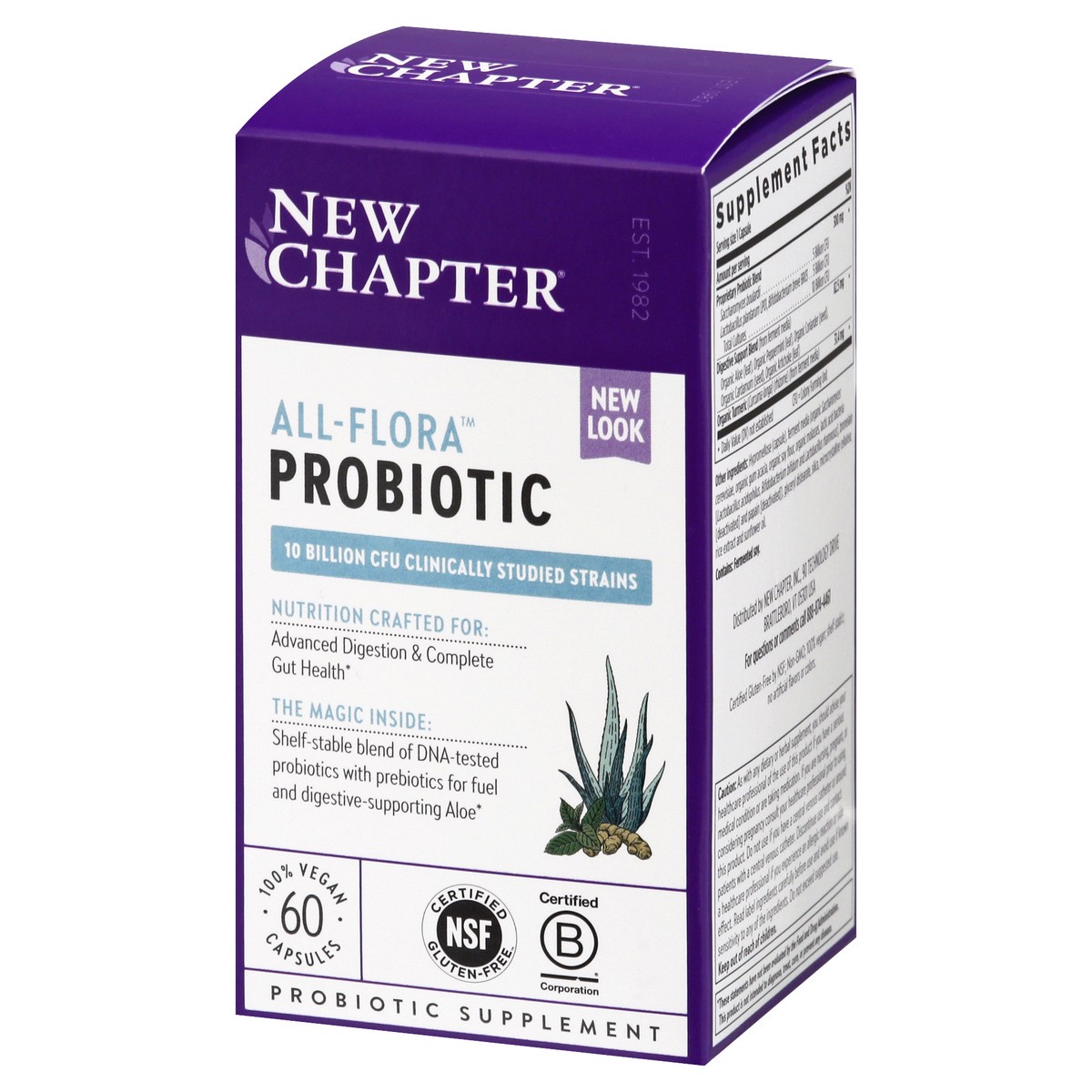 slide 6 of 13, New Chapter Probiotic All Flora, 60 ct