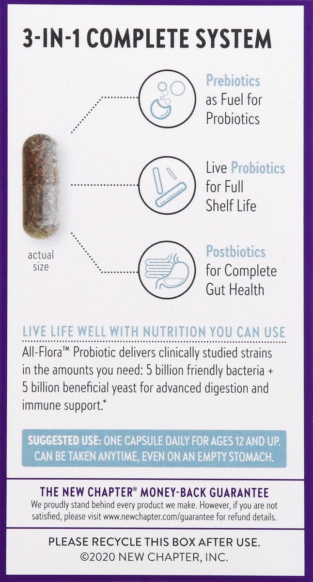 slide 7 of 13, New Chapter Probiotic All Flora, 60 ct