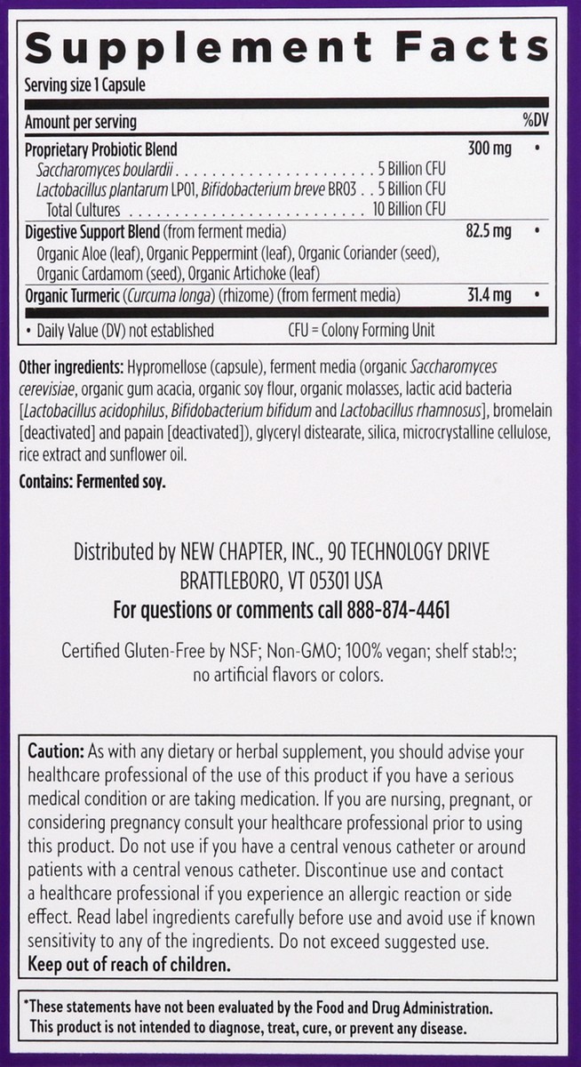 slide 9 of 13, New Chapter Probiotic All Flora, 60 ct